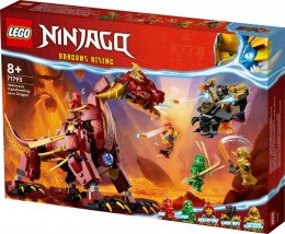 LEGO Klocki Ninjago 71793 Lawowy smok zmieniający się w falę ognia