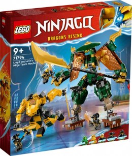 LEGO Klocki Ninjago 71794 Drużyna mechów ninja Lloyda i Arina