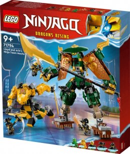 LEGO Klocki Ninjago 71794 Drużyna mechów ninja Lloyda i Arina