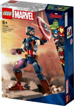 LEGO Klocki Super Heroes 76258 Marvel Figurka Kapitana Ameryki do zbudowania