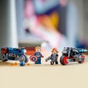 LEGO Klocki Super Heroes 76260 Marvel Motocykle Czarnej Wdowy i Kapitana Ameryki