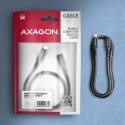 AXAGON BUCM32-CF10AB Kabel przedłużacz Gen2 USB-C - USB-C, 1m, 5A, 20Gbps, PD 240W, oplot