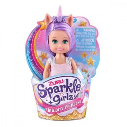 ZURU Sparkle Girlz Lalka 4.7 cala Księżniczka Jednorożec Babeczka 48 sztuk