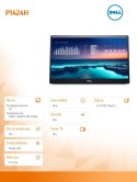 Dell Monitor przenośny P1424H 14.0 cali 16:9/1920x1080/2xUSB-C