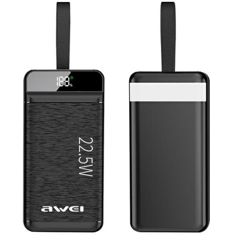 AWEI Powerbank 30000mAh P140 K 22,5W Led Lamp LCD