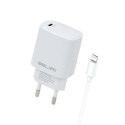 Beline Ładowarka sieciowa 20W USB-C+kabel Lightning