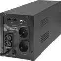 Qoltec Zasilacz awaryjny UPS | Monolith | 2000VA | 1200W | LCD | USB