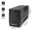 Qoltec Zasilacz awaryjny UPS | Monolith | 650VA | 360W