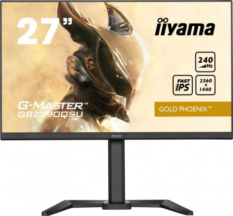 IIYAMA Monitor 27 cali GB2790QSU-B5 1ms,IPS,DP,HDMI,240Hz,F.Sync,QHD,HDR400