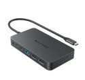 HyperDrive Koncentrator HyperDrive Dual 4K HDMI 7 Port USB-C Hub M1&M2 MacBook/PC/Chromebook/2xHDMI/miniJack