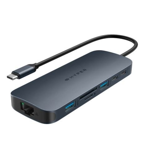 HyperDrive Koncentrator HyperDrive Next 11-Port USB-C Hub 2xHDMI/4K60Hz/SD/mSD/PD 3.1 140W power pass-through/miniJack