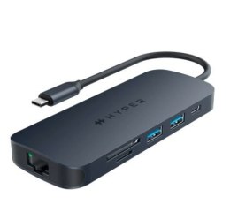 HyperDrive Koncentrator HyperDrive Next 8-Port USB-C Hub HDMI/4K60Hz/SD/RJ45/PD 3.1 140W pass-through