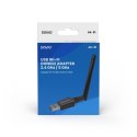 Savio Karta sieciowa adapter Wi-Fi USB, 2.4 GHz / 5 GHz, 433 Mbps, AK-61