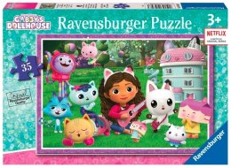 Ravensburger Polska Puzzle 35 elementów Koci Domek Gabi