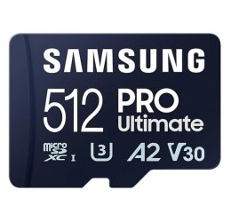 Samsung Karta pamięci microSD MB-MY512SB/WW Pro Ultimate 512GB + czytnik