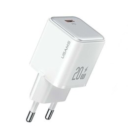 USAMS Ładowarka sieciowa 1xUSB-C PD 3.0 20W Fast Biała