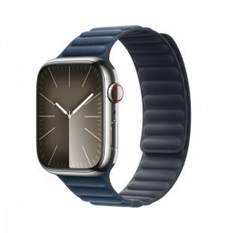 Apple Pasek karbowany magnetyczny w kolorze głębi oceanu do koperty 45 mm - rozmiar M/L