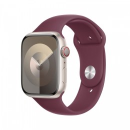 Apple Pasek sportowy w kolorze rubinowej morwy do koperty 45 mm - rozmiar M/L