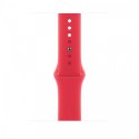 Apple Pasek sportowy z edycji (PRODUCT)RED do koperty 45 mm - rozmiar M/L