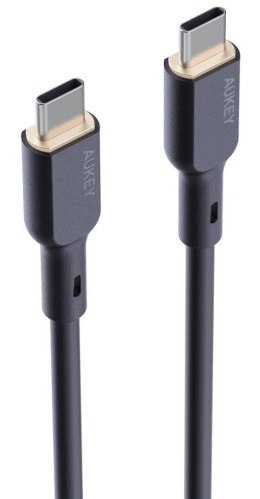 AUKEY CB-SCC102 silokonowy kabel USB C - USB C | 1.8m | 5A | 100WPD | 20V