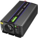 Qoltec Przetwornica napięcia Monolith 1200 MS Wave | 12V na 230V | 600/1200W | USB