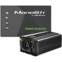 Qoltec Przetwornica napięcia Monolith 600 MS Wave | 12V na 230V | 300/600W | USB