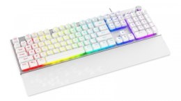 Krux Klawiatura Frost RGB srebrno-biała