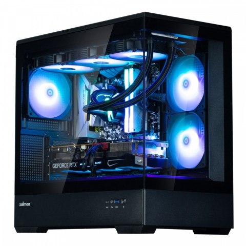 Zalman Obudowa P30 MicroATX Mini Tower 3 Wentylatory RGB Czarna