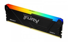 Kingston Pamięć DDR4 Fury Beast RGB 128GB(4*32GB)/3600 CL18