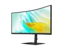 Samsung Monitor 34 cale ViewFinity S65UA VA 3440x1440 UWQHD 21:9 1xHDMI 1xDP 1xUSB-C(90W) 3xUSB 3.0 LAN (RJ45) 5ms 100Hz HAS+PIVOT zakrz