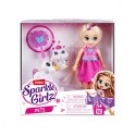 ZURU Sparkle Girlz Lalka Księżniczka 4,7 cala ze zwierzątkami