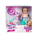 ZURU Sparkle Girlz Lalka Księżniczka 4,7 cala ze zwierzątkami