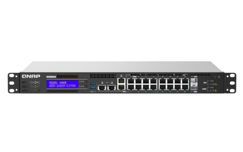 QNAP Przełącznik zarządzalny QGD-1602P-C3758-16G-EU L2 PoE