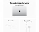 Apple MacBook Pro 14,2 cali: M3 8/10, 8GB, 1TB - Srebrny