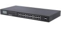 Intellinet Switch Gigabit 24x RJ45 PoE+, 2x SFP, wyświetlacz LCD