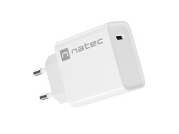 Natec Ładowarka sieciowa Ribera 1x USB-C 20W Biała