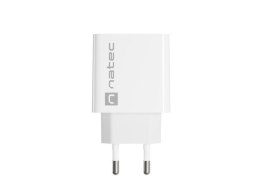 Natec Ładowarka sieciowa Ribera 1x USB-C 20W Biała