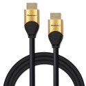 Qoltec Kabel HDMI v2.1 Ultra High Speed 8K | 60Hz | 28AWG | 3m Złoty