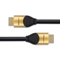 Qoltec Kabel HDMI v2.1 Ultra High Speed 8K | 60Hz | 28AWG | 3m Złoty