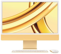 Apple IMac 24 cale: M3 8/10, 8GB, 256GB - Żółty