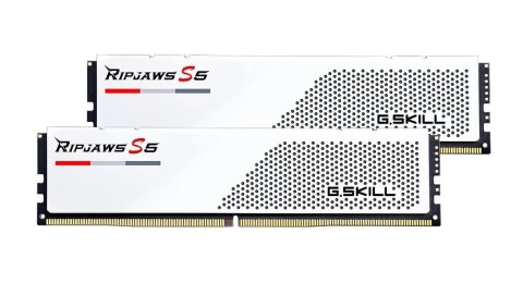 G.SKILL Pamięć PC DDR5 32GB (2x16GB) Ripjaws S5 6000MHz CL30 XMP3 biała