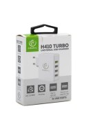 Rebeltec Łarowarka sieciowa H410 TURBO QC3.0 4 porty Wejście sieciowe 100-240V 50/60Hz, maksymalny pobór prądu 0,7A, jeden port USB zgodn