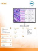 Dell Monitor P2423 24 cale IPS 16:10 WUXGA/HDMI/DVI/DP/VGA/5Y