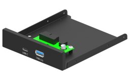 Gembird Gniazdo USB 3.1 USB-A USB-C panel przedni