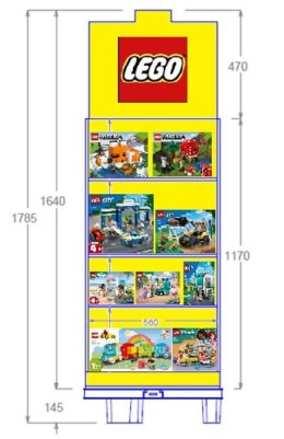 LEGO Generic MIX Display Standard prepack