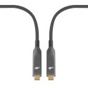 TB Kabel video USB C-C optyczny 4K hybryda 5m