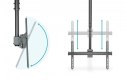 Digitus Uchwyt sufitowy TV 37-70 cali 50kg, z regulacją teleskopową 560-910mm Czarny