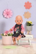 Zapf Sukienka jeansowa Dolly Moda dla lalki Baby Born 43 cm