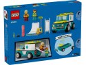 LEGO Klocki City 60403 Karetka i snowboardzista