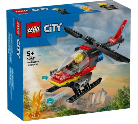 LEGO Klocki City 60411 Strażacki helikopter ratunkowy